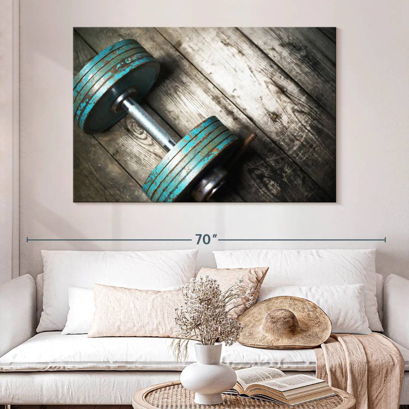 Sireci Dumbbell, 34" H x 51" W