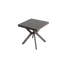 Table de patio en aluminium durable de conception classique pour les cours arrière