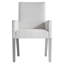 Stratum Upholstered Back Armchair in White