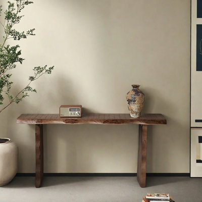 Wabi-Sabi Style Solid Pine Hallway Table
