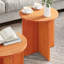 Coffee Table Rustic Furniture Living Room Accent Pine Wood Round-1097487684