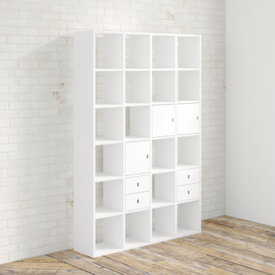 Patrick 224cm H x 150.8cm W Cube Bookcase