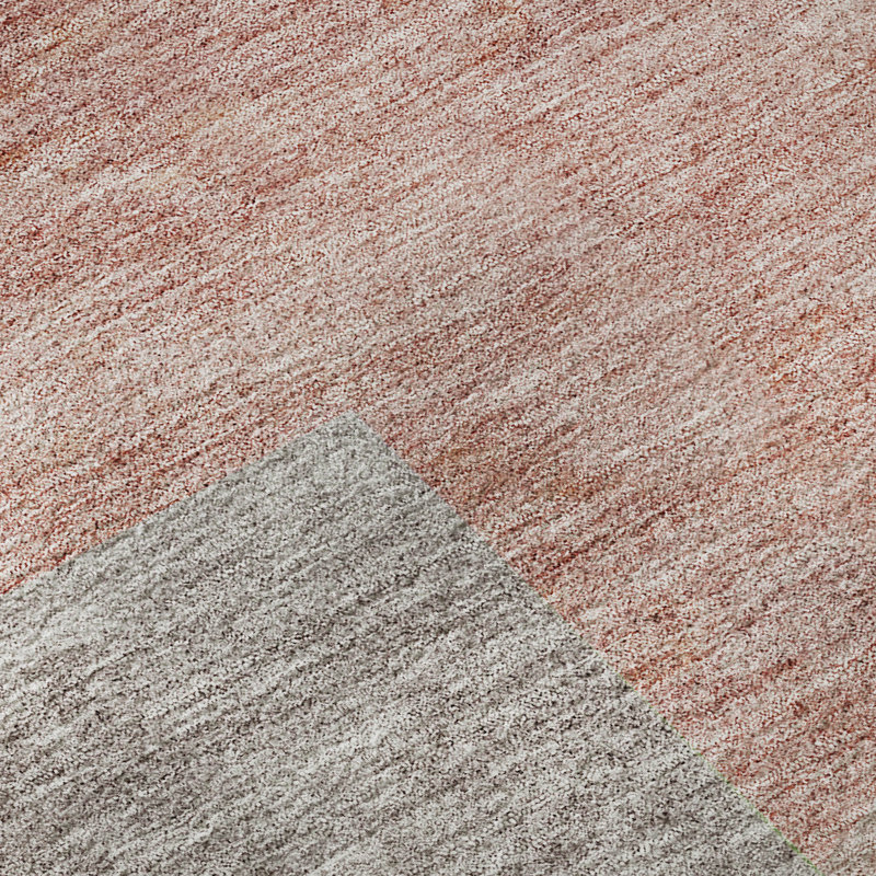 Tapis en cuivre Prisco lavable à la machine de qualité supérieure, Rond 8 pi