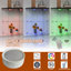 Vitrine moderne en verre avec lumières DEL-663844873