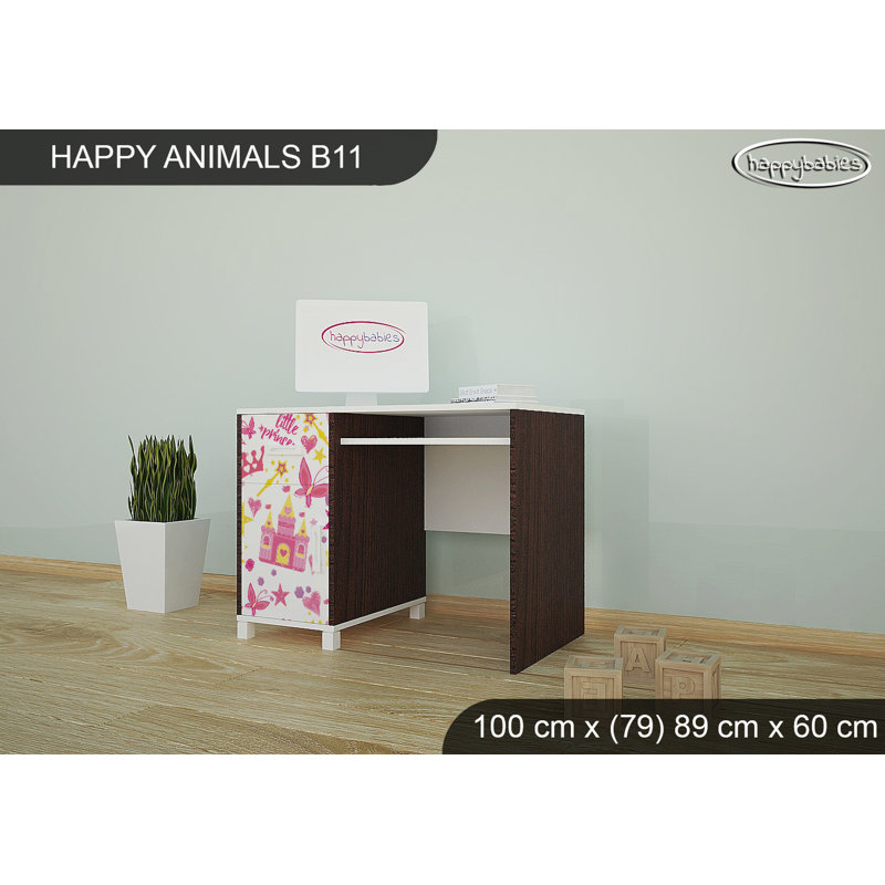 100cm Writing Desk, Chestnut