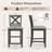 Upholstered 26" Counter  Bar Stool Solid Wood Counter Stool -1319867507-1319867510