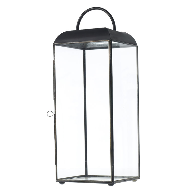 Lanterne d'extérieure, H 17,5 po x l 7,75 po x P 7,75 po