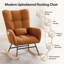 Chaise berçante rembourrée Teddy-130390471