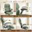Chaise de bureau rotative réglable avec accoudoirs rabattables-164642896-164642897