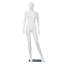 Mannequin complet Kinbor - Mannequin féminin complet avec mannequin et torse avec support à main amovible pour magasin de vêtements, Cosplay des Fêtes, blanc