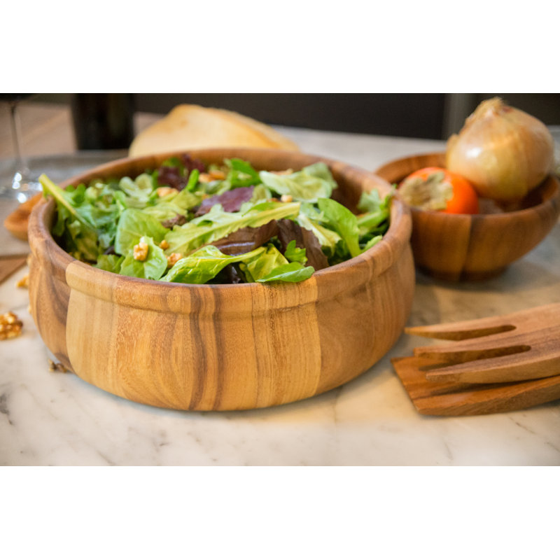 Ironwood Gourmet Gourmet Wood Salad Bowl