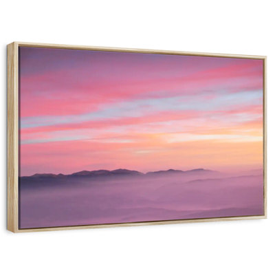 Lever de soleil rose