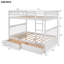 Structure de lit de jour en bois Wren avec clôture, style rustique, pin massif-696865887-696865885