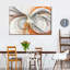Papillon abstrait dynamique et Bouddha sur toile-92494900