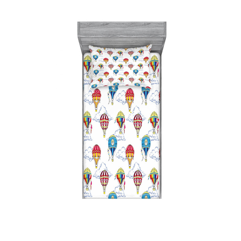 Microfiber Sheet Set, Twin XL Sheet Set with Fitted Sheet