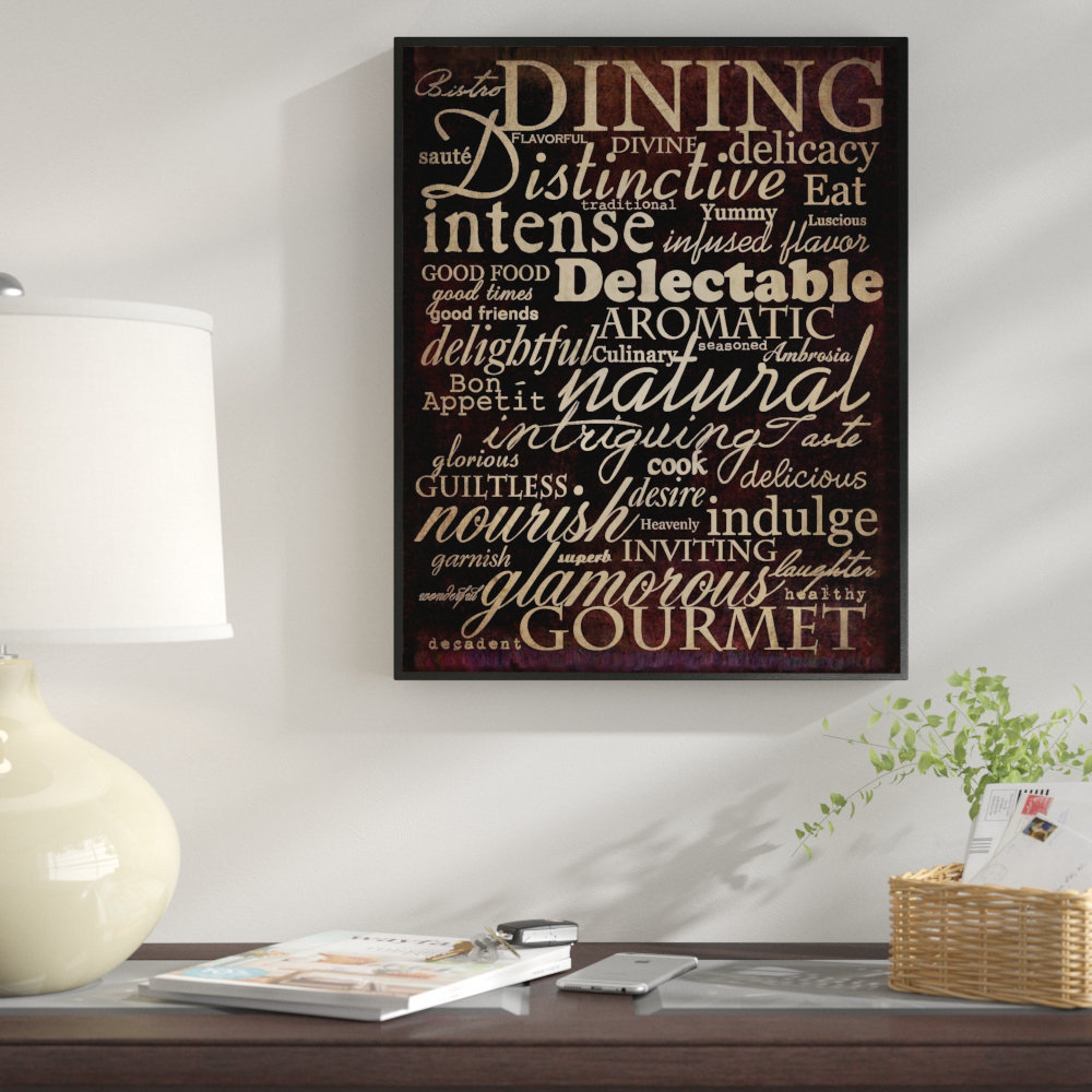 " Dining Words Black Kitchen " by Gplicensing Winston Porter 