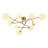 9 - Light Sputnik Glass Bubble Linear Semi Flush Mount