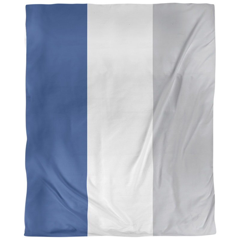 Tissu de basket-de-détroit, Bleu royal / blanc / gris