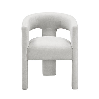 Chaises d'appoint rembourrées Modern Grey