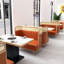 Banc rembourré en similicuir Upscale