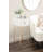 Metal and Wooden Drink Table with Storage-406193772