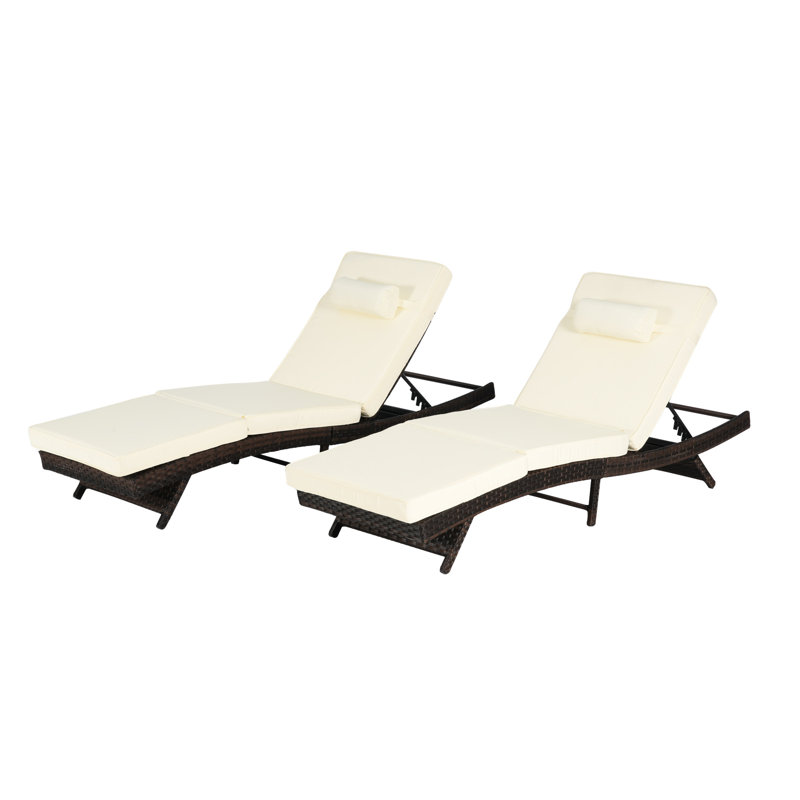 Fauteuil inclinable d'extérieur - Conception ergonomique, structure haute, chaises de piscine, chaises de jardin, coussins d'eau pliables en acier, bain de soleil, sièges de piscine
