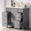 Meuble-lavabo simple 36 po avec comptoir en céramique, assemblage requis-314171514