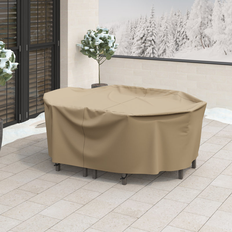 Outdoor Patio Dining Set Cover, 32" H x 64" W x 96" D
