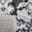 Tapis ivoire / noir Tulum-97593963