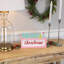 Décoration de table «Merry Christmas» illuminée