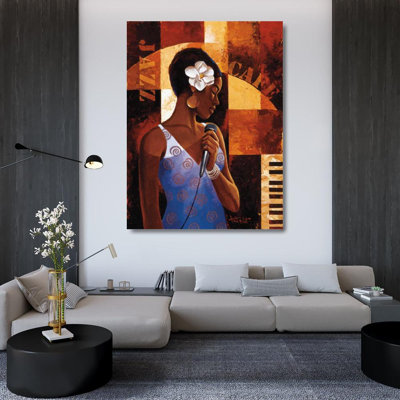 «Lark Manor ™ Mallett, Keith Gallery, art sur toile tendue: Jazz Cafe