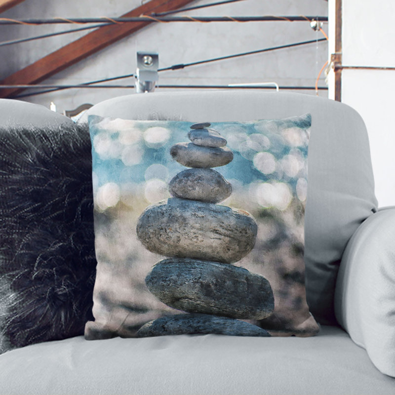 Square Cushion, White, 55cm H x 55cm W x 20cm D