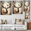 «Deer With Blooming Antler I», impression sur toile encadrée-2050960636-2039155298