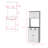 Pantry Cabinet Microwave Stand Warden, Kitchen