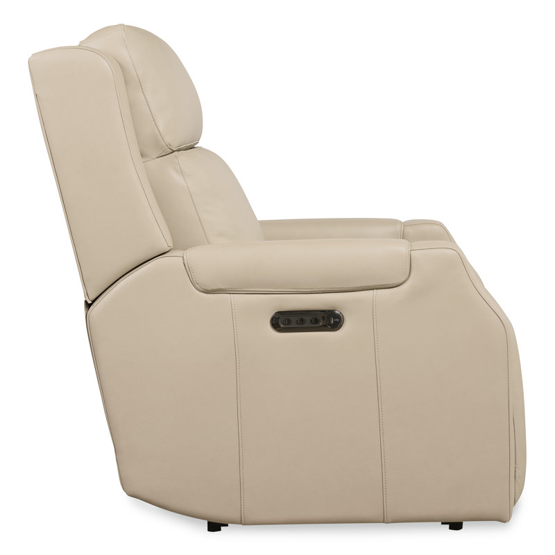 The Zero Gravity Power Recliner with Power Headrest and Lumbar, Beige