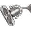 Ventilateur mural oscillant 13 po -23242608