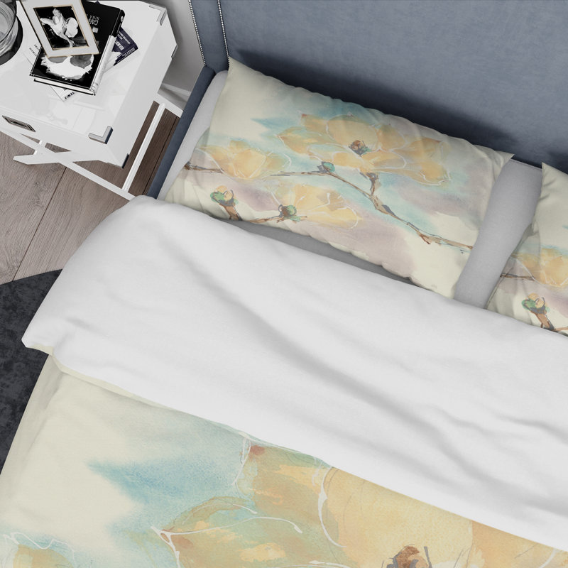 Ensemble de housse de couette en microfibre beige, Housse de couette double / grand et 2 taies