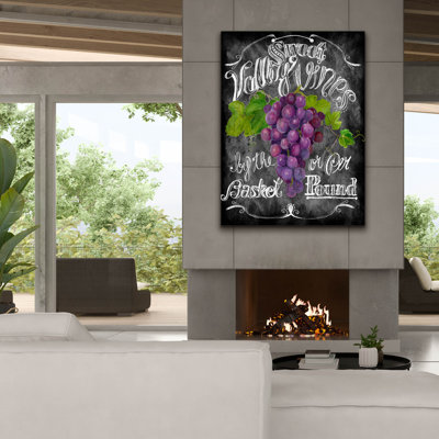 Toile épique «Sweet Valley Vines» par Art Licensing Studio, 40 po x 54 po