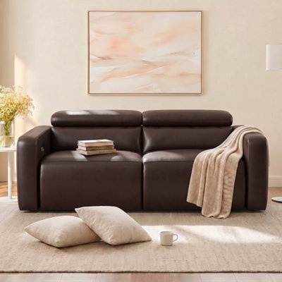 Waldorf 72" Wide Modern Power 2-Seater Reclining Sofa