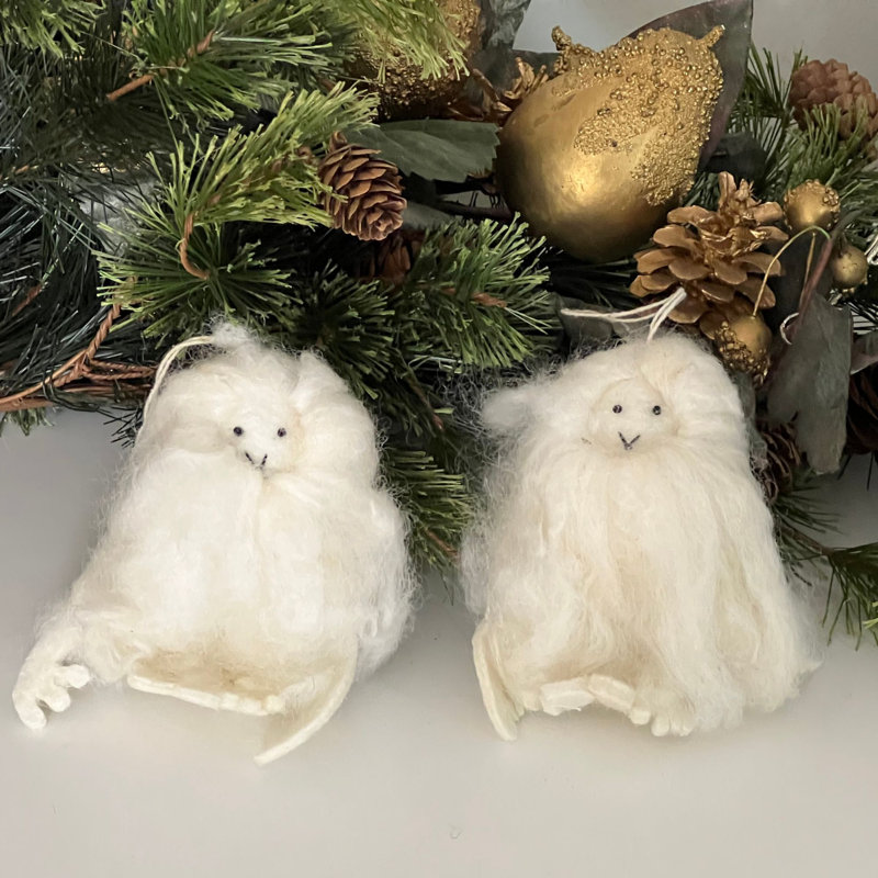 Ornement figurine suspendu yeti