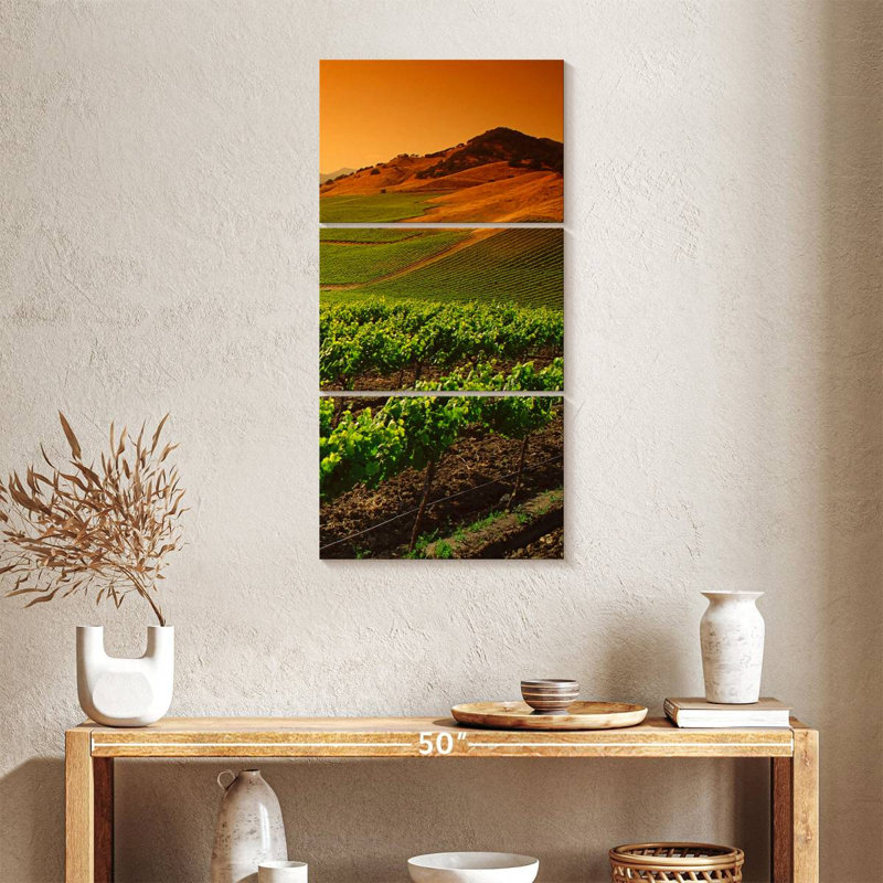 Carneros Vineyard Twilight, H 32 po x l 15 po