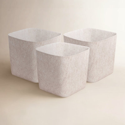 Sculpted Felt Storage Bin