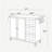 52.7" Solid Wood Drop-Leaf Countertop Kitchen Cart With Spice Rack, Towel Rack & Drawer-1295912746