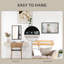 Oreskovich Wall Bathroom Mirror for Home Decor Vanity Mirror Black-2084584636