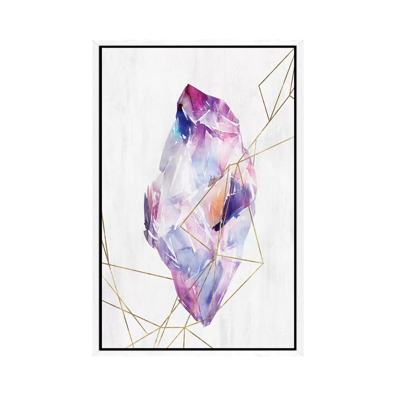 Lucid I by Isabelle Z - Painting on Canvas, 152.5 cm H x 101.5 cm W, White Framed
