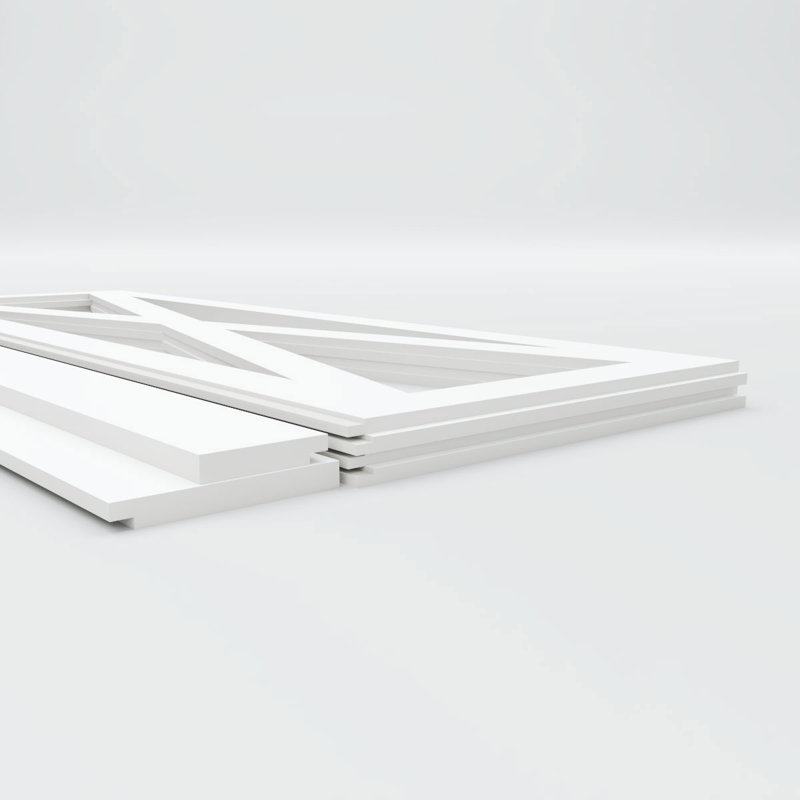 H x 94.5 in. W x 0.625 in. D Plastic, 40" H x 94.5" W x 0.625" D