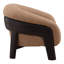 Chaise d'appoint Eris - brun