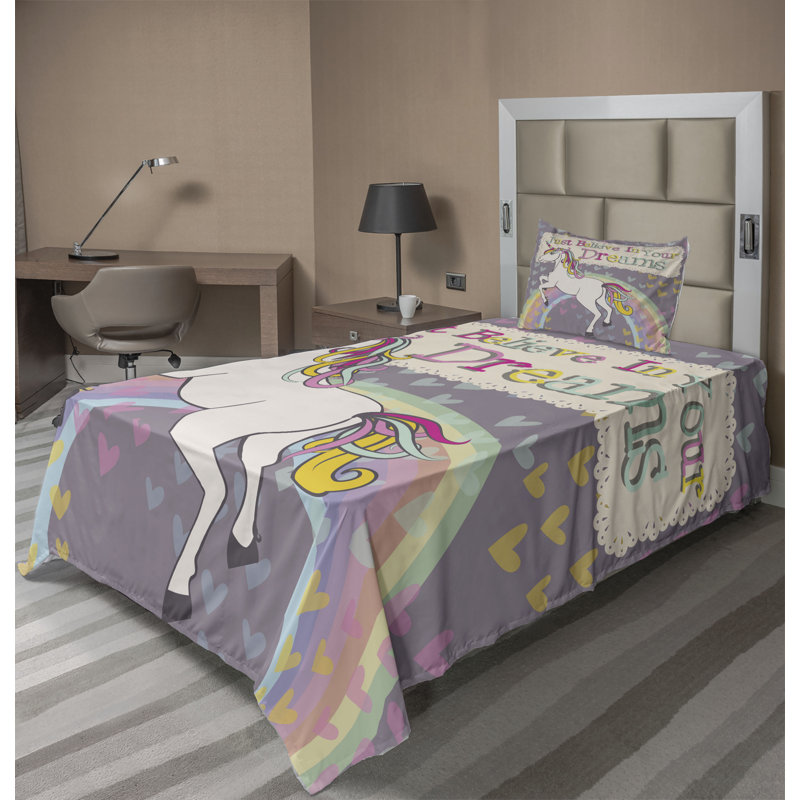 Microfiber Sheet Set, Twin Sheet Set + Fitted Sheet + 1 Pillowcase