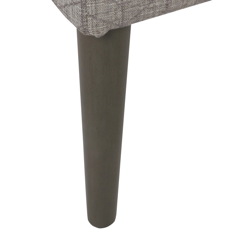 Banc de rangement rembourré Utopia, Gris texturé, Gris délavé