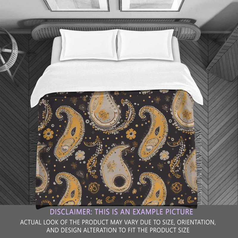 Paisley Bedding, Queen Comforter